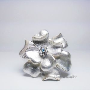 Coco Flower Free Size Cocktail Ring
